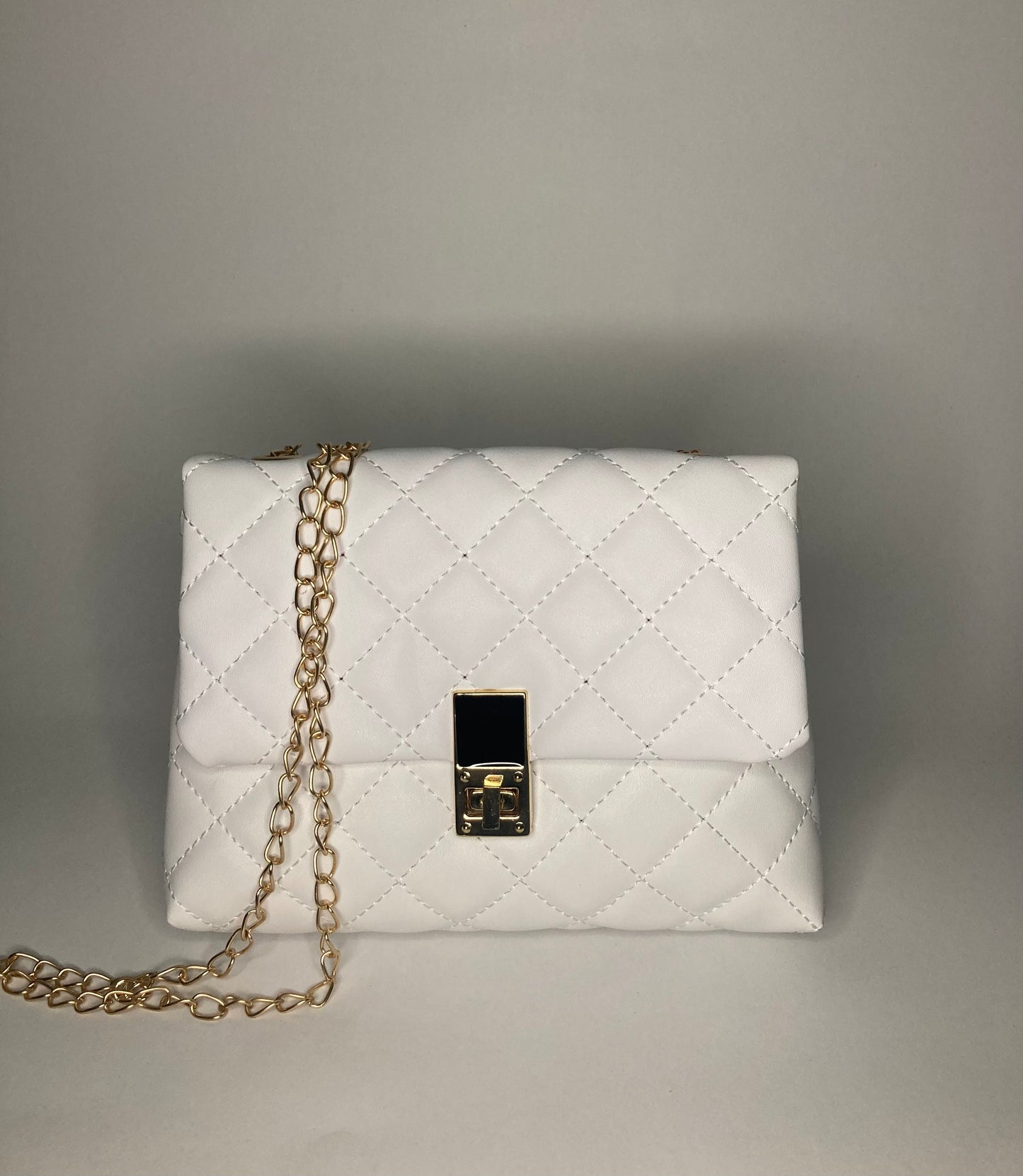 Women Solid Simple Small Bag WHITE