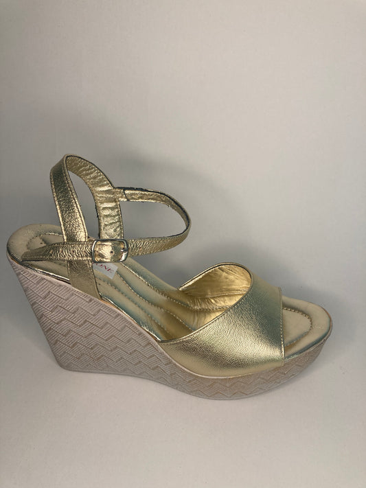 Women Sandals High Platform 100% LEATHER