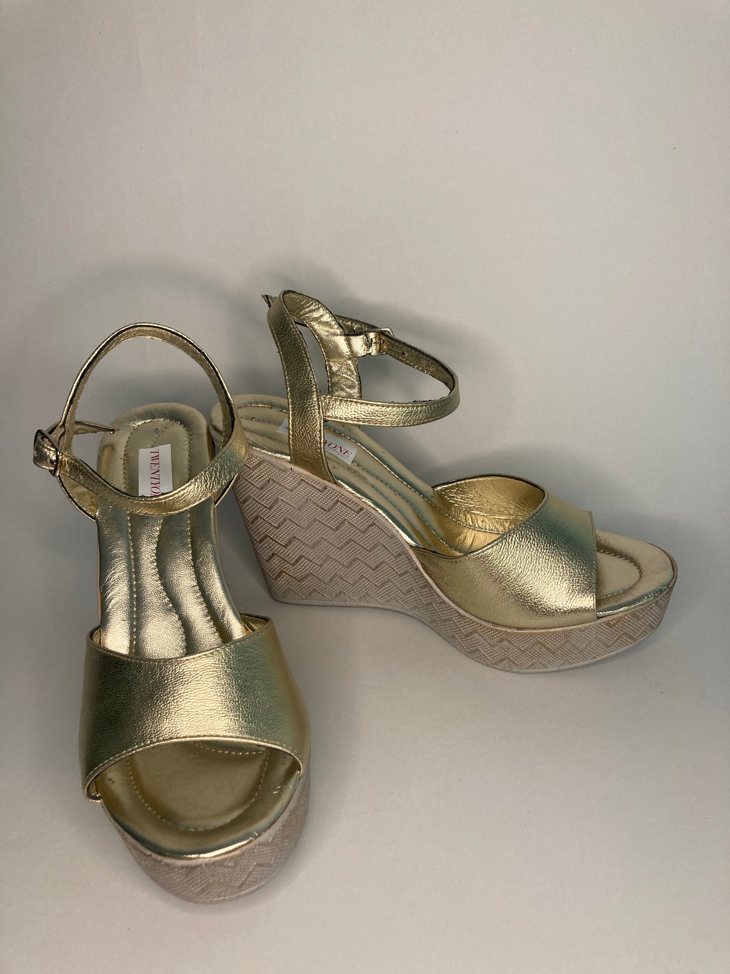 Women Sandals High Platform 100% LEATHER