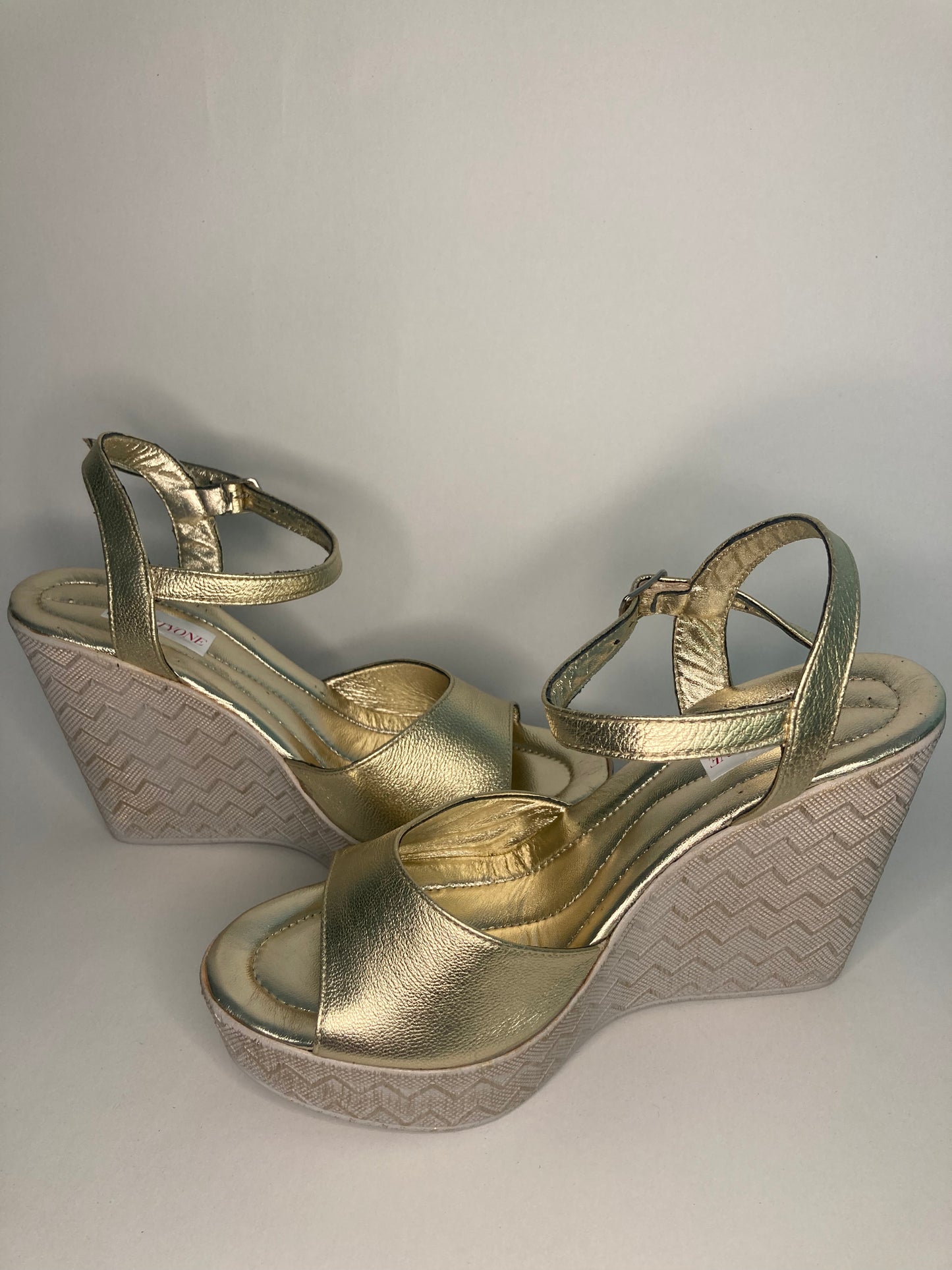 Women Sandals High Platform 100% LEATHER